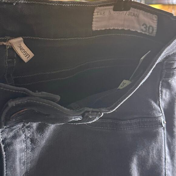 Rag & Bone Dark Gray Skinny Leggings Jeans Size 30 - Picture 7 of 7